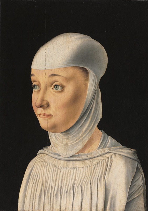 Jacometto Veneziano - Portrait of a Woman, Possibly a Novice of San Secondo