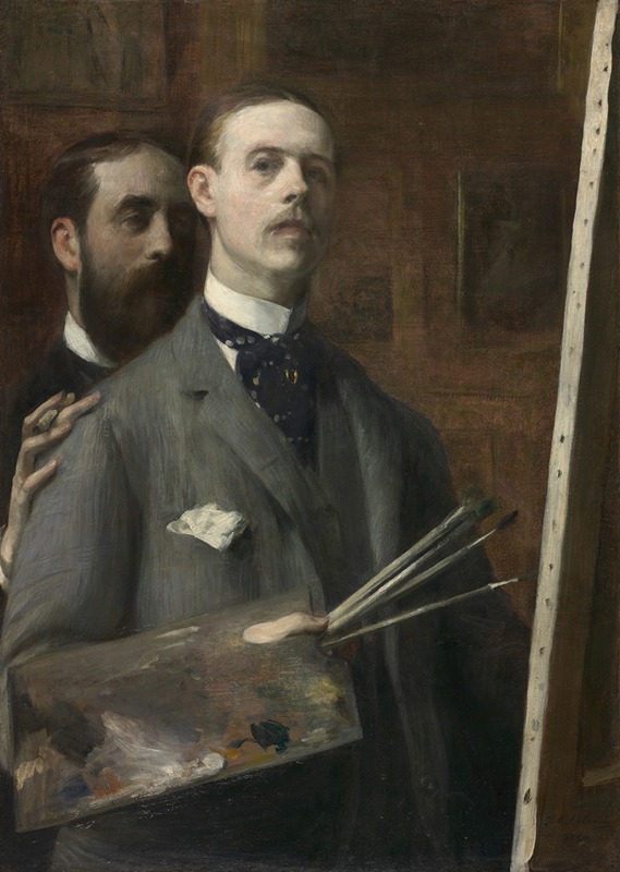 Jacques-Émile Blanche - Self-Portrait with Raphael de Ochoa