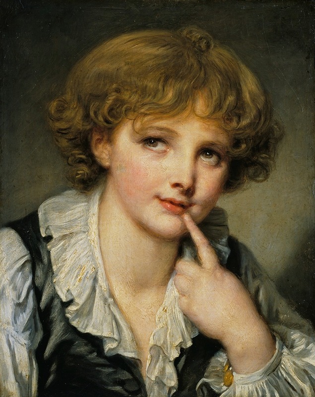 Jean-Baptiste Greuze - Head of a Boy