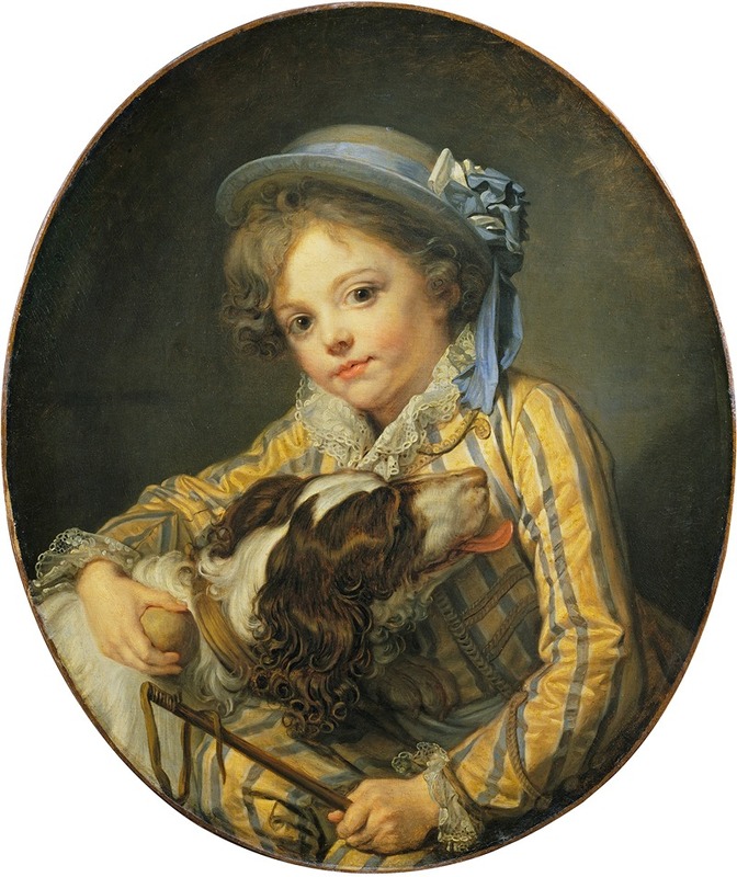 Jean-Baptiste Greuze - Boy with a Dog