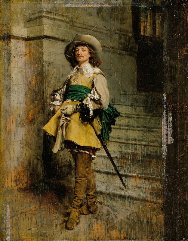 Ernest Meissonier - A Cavalier; Time of Louis XIII