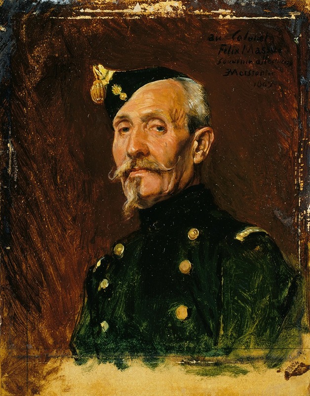 Ernest Meissonier - Colonel Félix Massue
