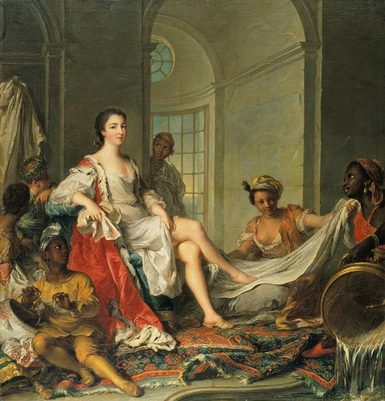Jean-Marc Nattier - Mademoiselle de Clermont en sultane