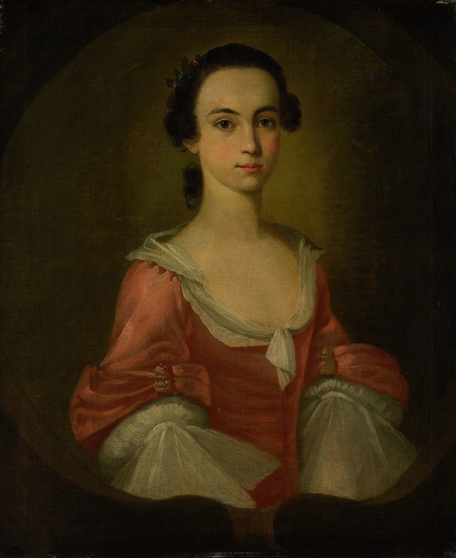 Jeremiah Theus - Portrait of Mrs. Gardner Greene