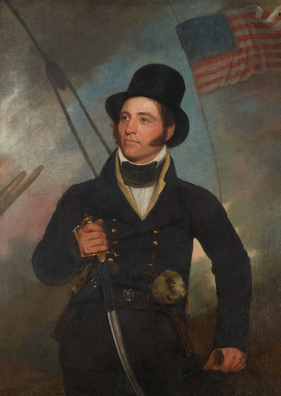 John Wesley Jarvis - Portrait of Captain Samuel Chester Reid
