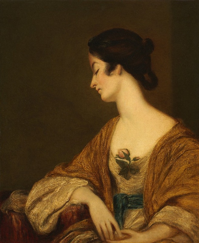 Sir Joshua Reynolds - Portrait of Mrs. George Collier
