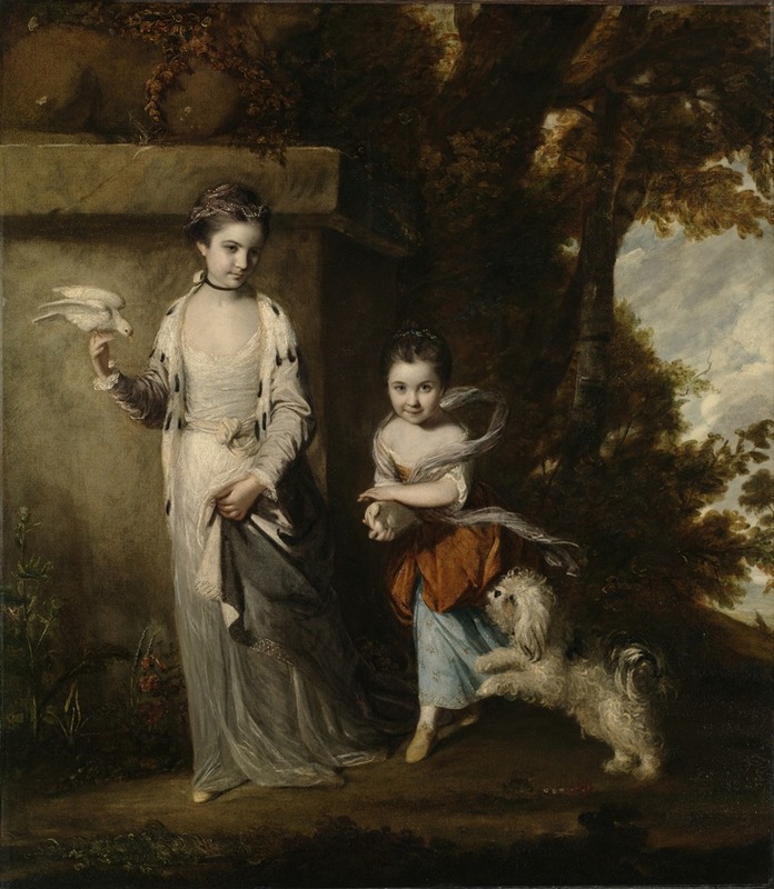 Sir Joshua Reynolds - Portrait of the Ladies Amabel and Mary Jemima Yorke