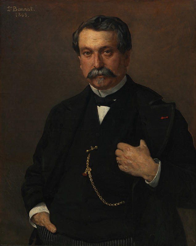 Léon Bonnat - Portrait of a Man
