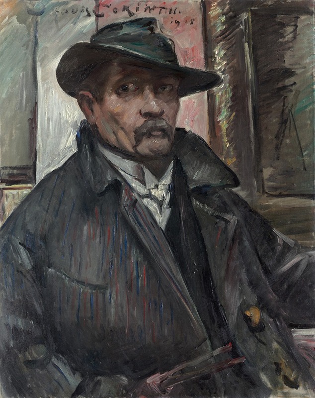 Lovis Corinth - Self-Portrait with Hat and Coat