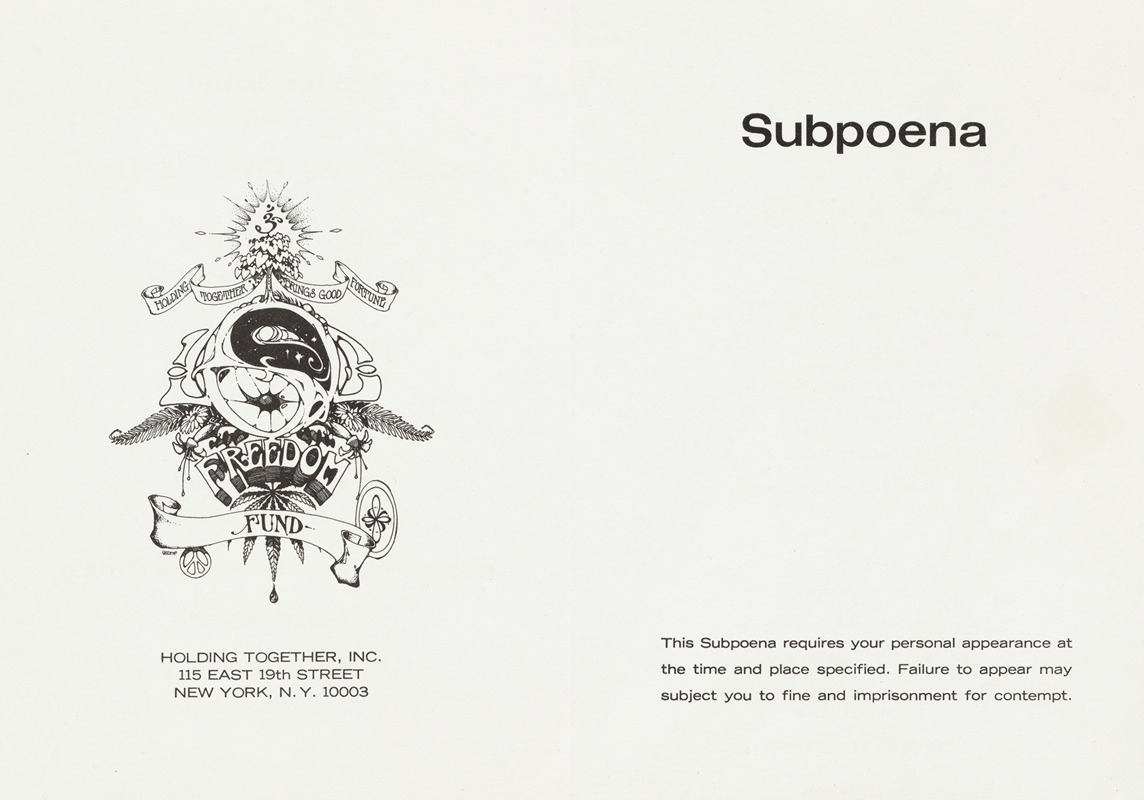 Anonymous - Subpoena