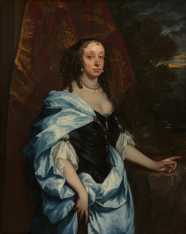 Sir Peter Lely - Portrait of Mrs. Leneve