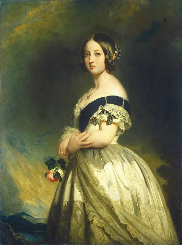 Follower Of Franz Xaver Winterhalter - Queen Victoria