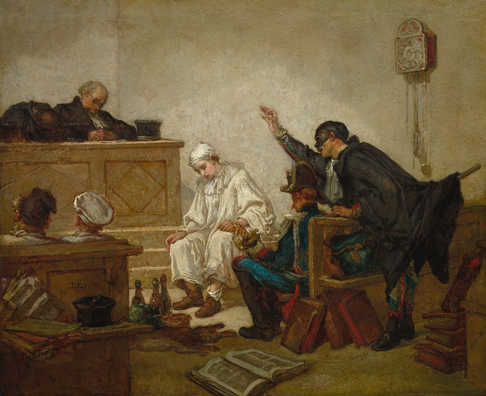 Thomas Couture - Pierrot in Criminal Court