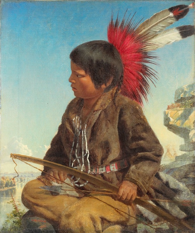 Thomas Waterman Wood - Indian Boy at Fort Snelling