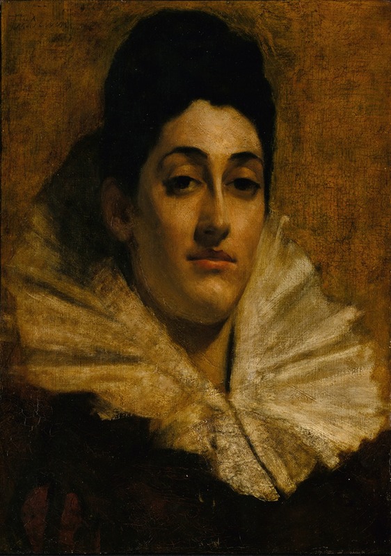 Thomas Wilmer Dewing - Portrait of Frances C. Houston