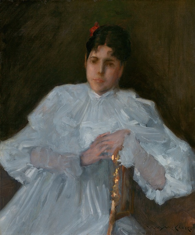William Merritt Chase - Girl in White