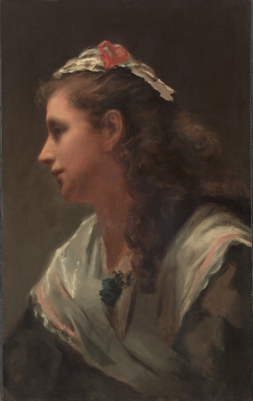 William Morris Hunt - His First Model-Miss Russell