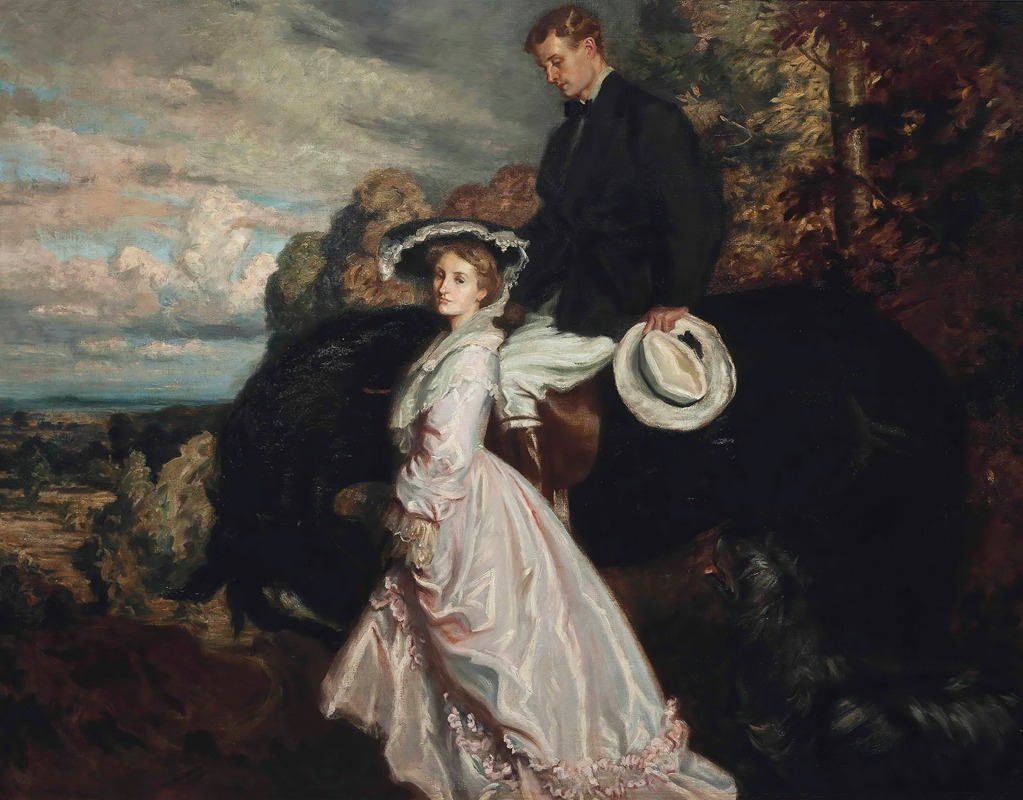 After Charles Wellington Furse - The return from the ride