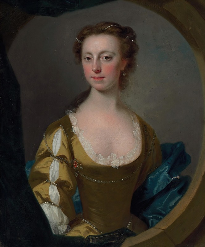 Allan Ramsay - Portrait Of A Lady, Traditionally Identified As Mrs. Kitty Clive
