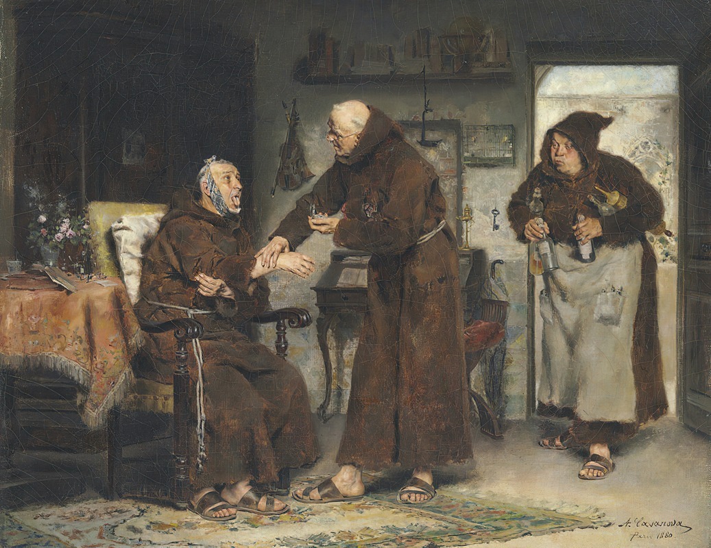 Antonio Casanova y Estorach - The Sick Monk