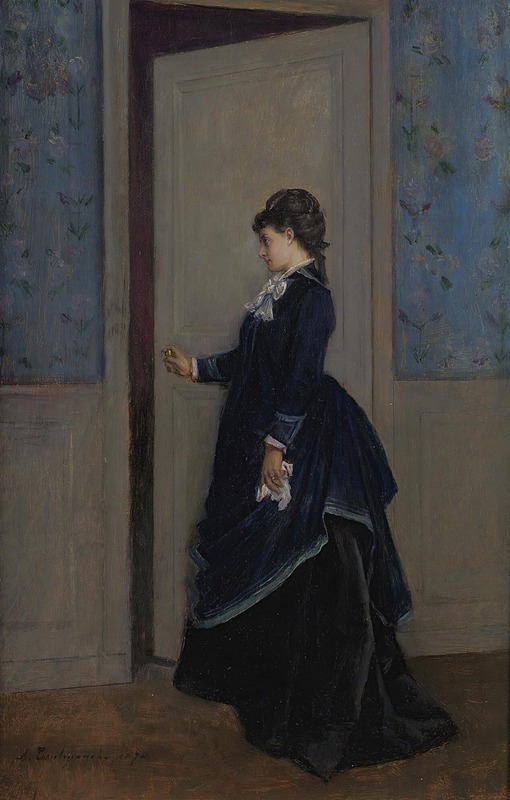 Auguste Toulmouche - An Elegant Lady
