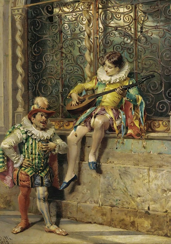 The Musicians by Cesare Auguste Detti - Artvee