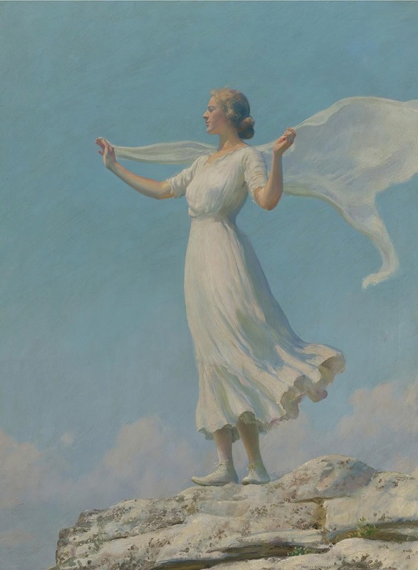 Charles Courtney Curran - The South Wind (The Breezy Day)