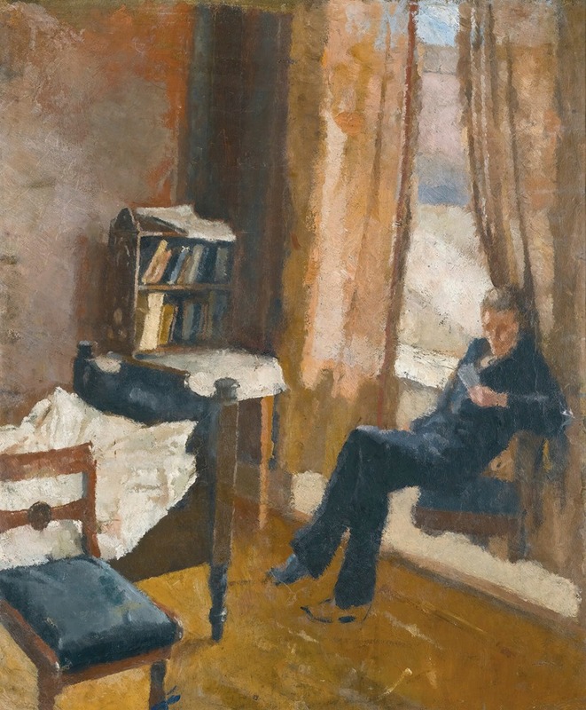 Edvard Munch - Andreas Reading