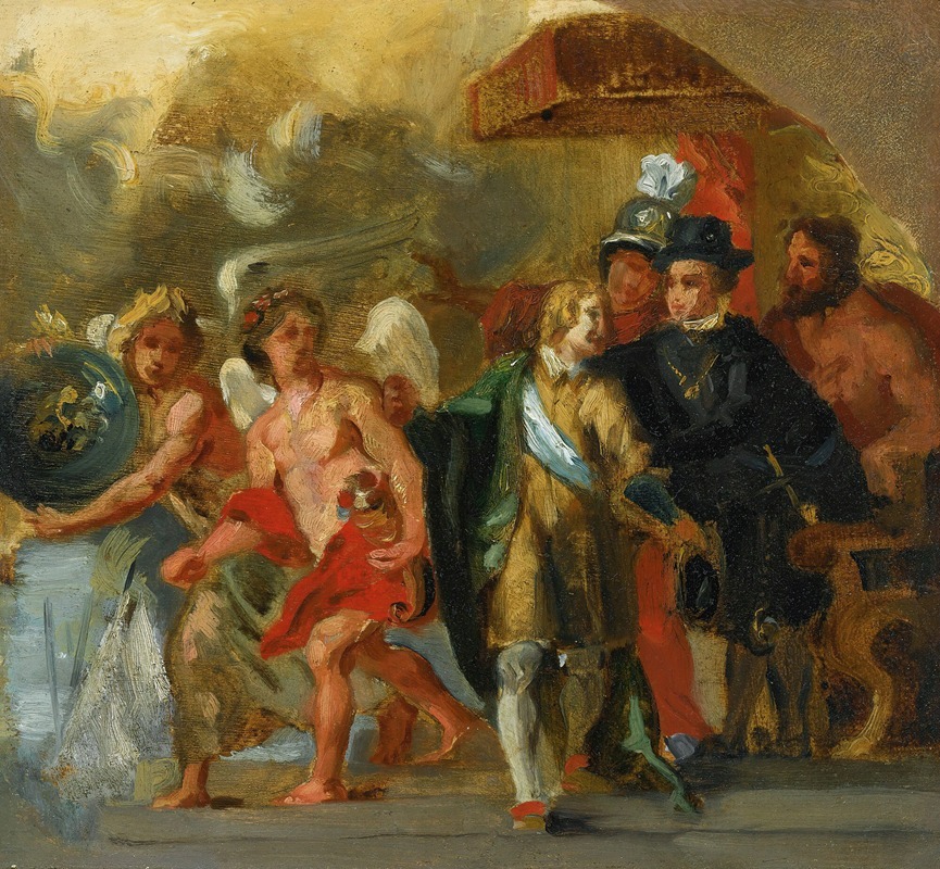 Eugène Delacroix - The Stage Of Archduchess Isabella (After Rubens)
