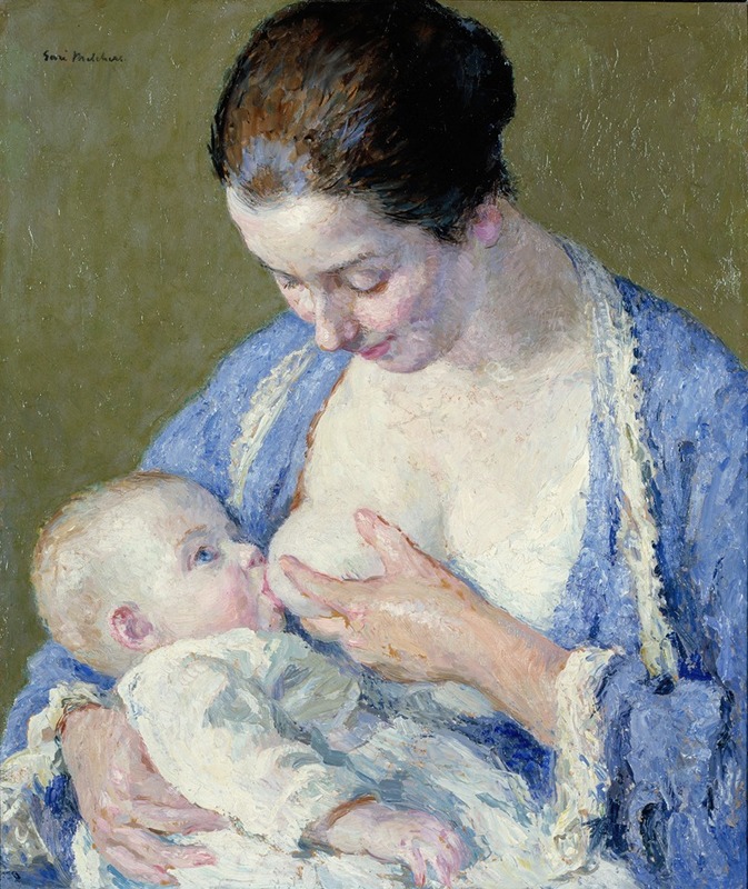 Gari Melchers - Mother and Child