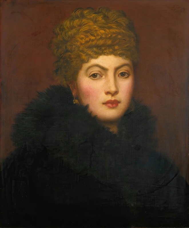 George Frederic Watts - Portrait Of Mrs Fitzmaurice