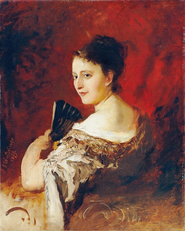 Gustav Wertheimer - Theresia Fritz at the age of about 18