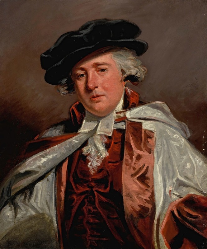 John Hoppner - Portrait Of Dr. Edmund Ayrton (1704-1808)