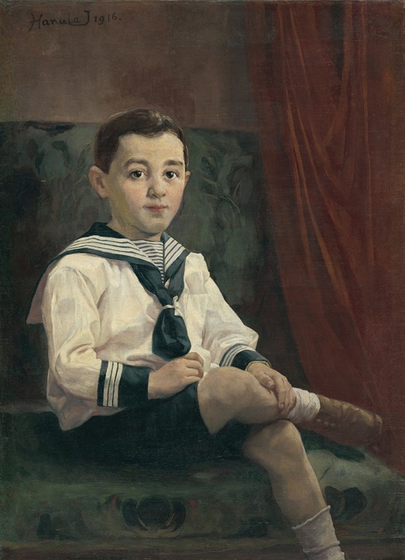 Jozef Hanula - Chlapec v matrózových šatách