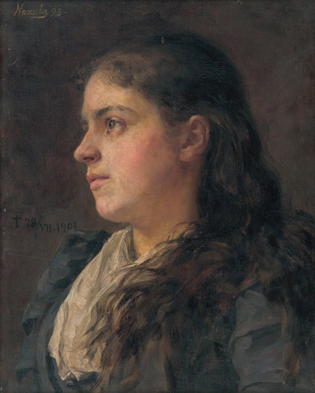 Jozef Hanula - Portrait of a Woman