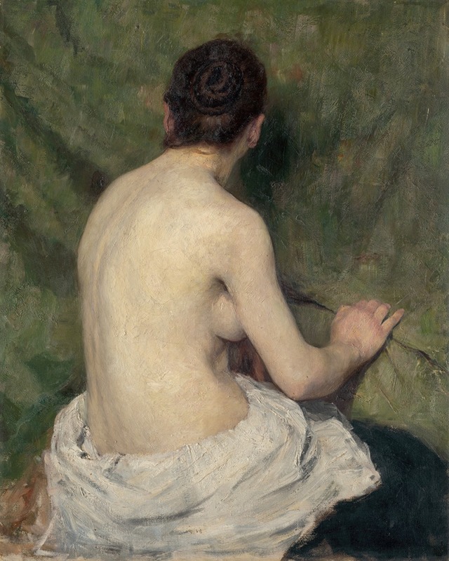 Jozef Hanula - Study of Female Nude
