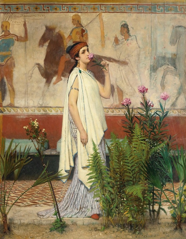 Lawrence Alma-Tadema - A Greek Woman