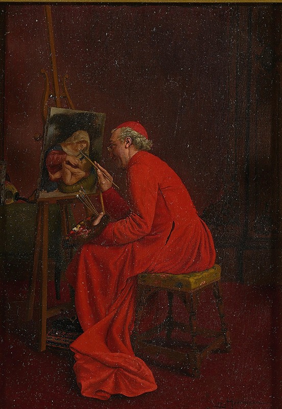 Leo Herrmann - Painting A Madonna