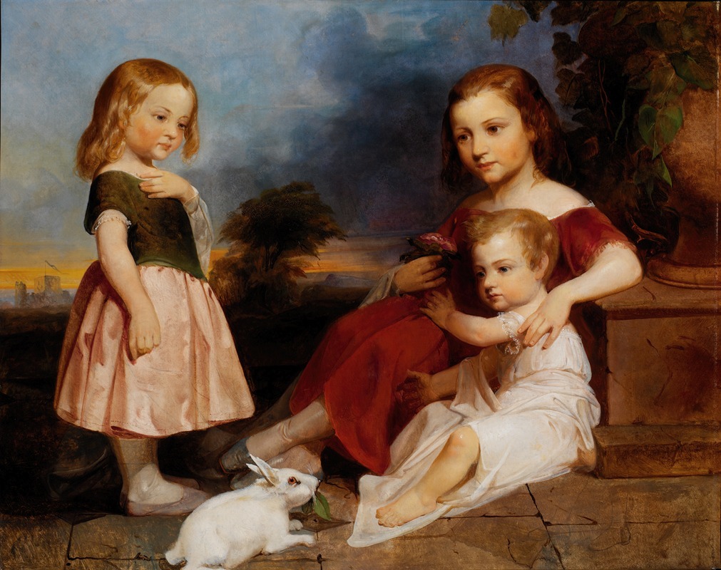 Peter Frederick Rothermel - Portrait of the Downer Children
