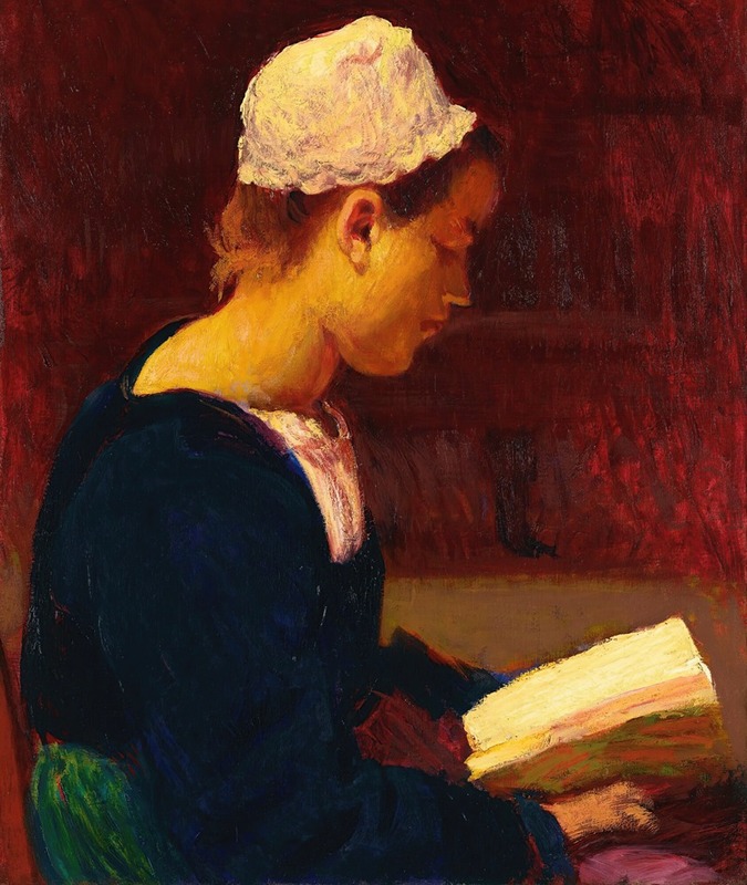 Roderic O'Conor - Breton Girl Reading (Bretonne Lisant)