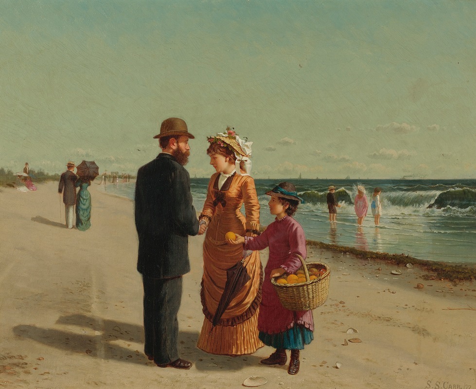Samuel S. Carr - Selling Oranges By The Seashore