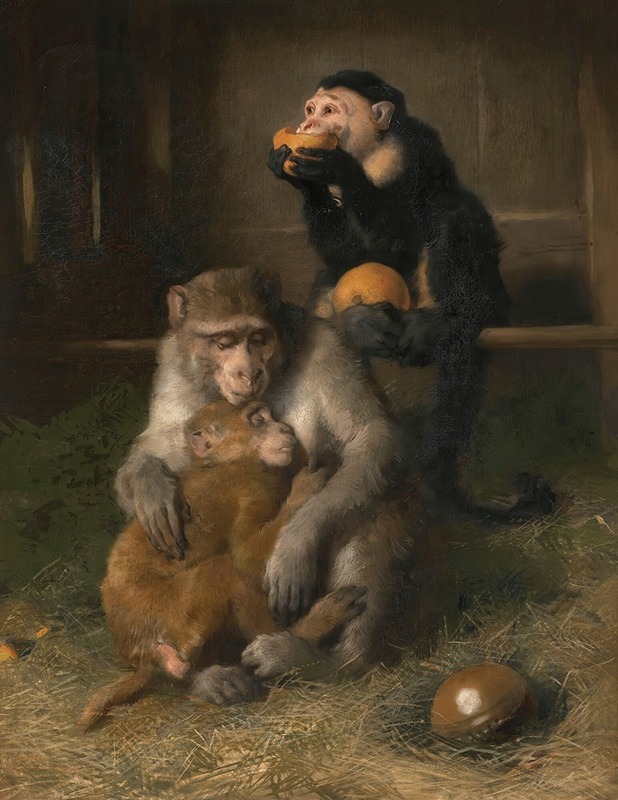 Sir Edwin Henry Landseer - Doctor’s Visit To Poor Relations At The Zoological Gardens