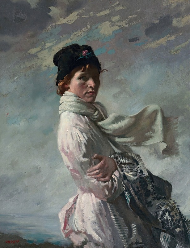 William Orpen - ‘In Dublin Bay’; Portrait of the Artist’s Wife