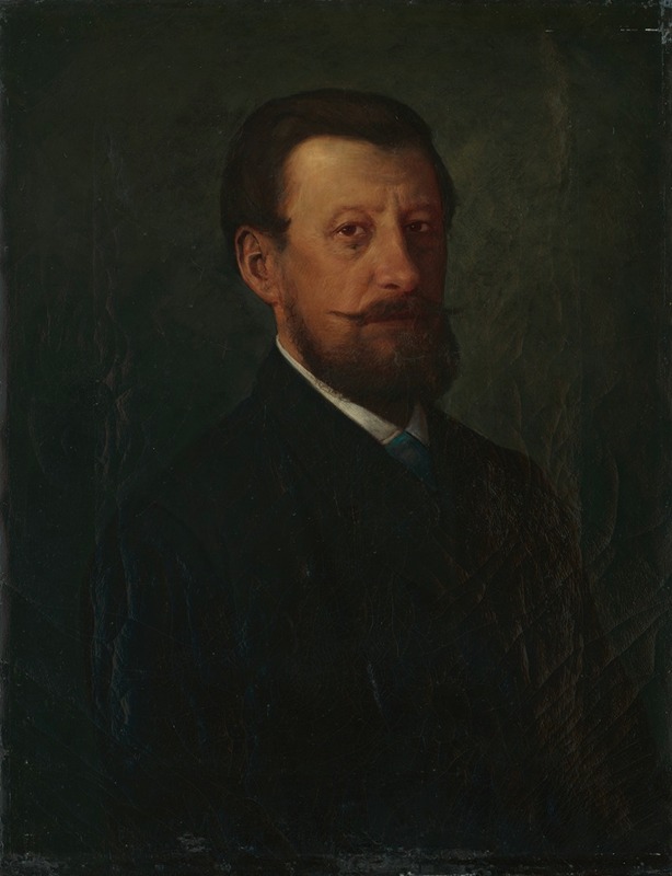 Vojtech Klimkovič - Portrait of a man with a full beard