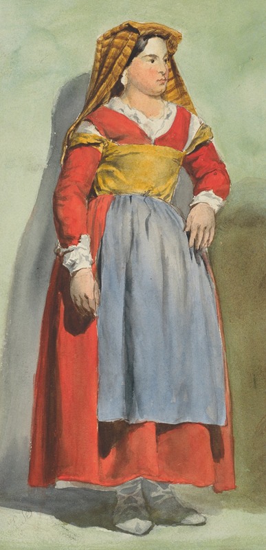 Vojtech Klimkovič - Woman in Italian costume