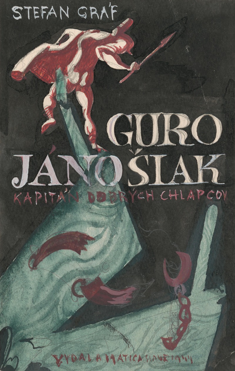 Ján Novák - Cover Design for Štefan Gráf’s Book Jur Jánošiak