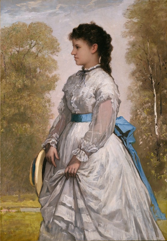 William Morris Hunt - Portrait of Agnes Elizabeth Claflin