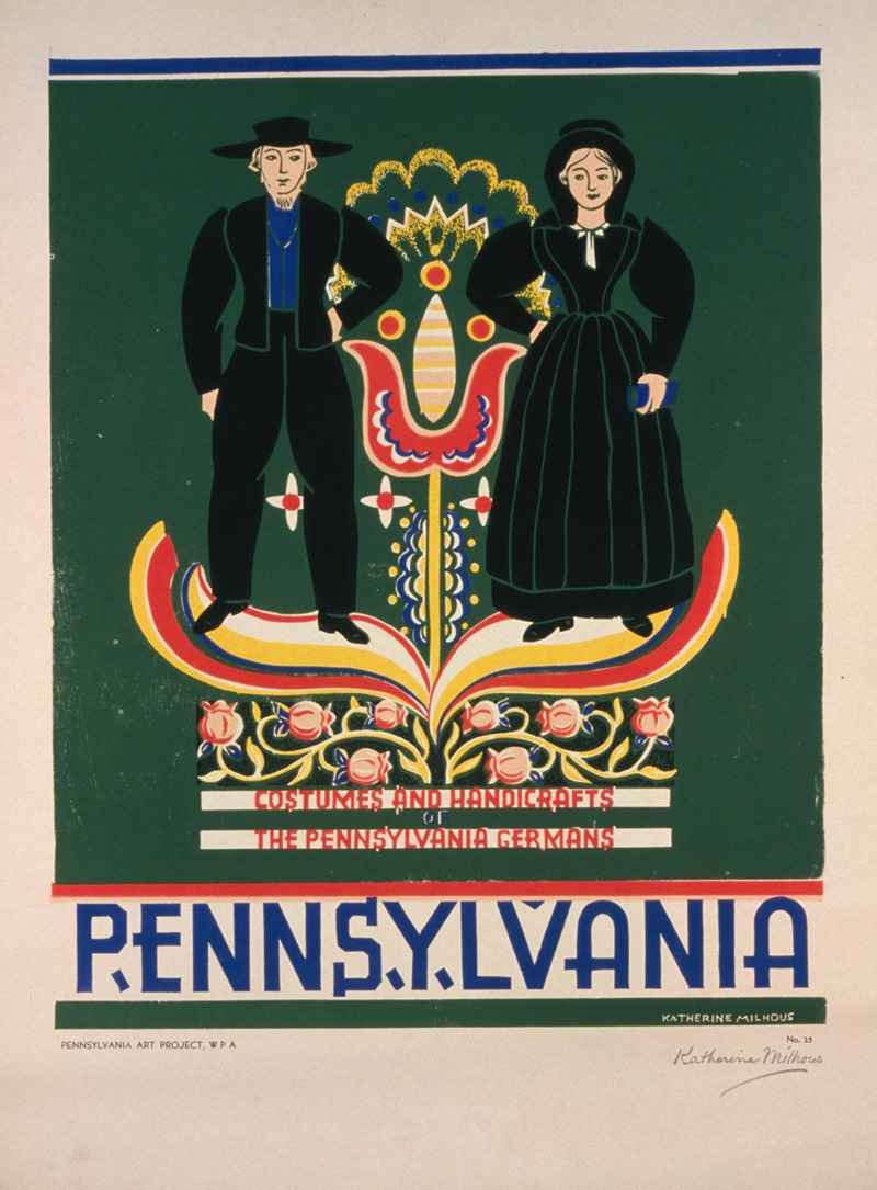 Katherine Milhous - Pennsylvania Costumes and handicrafts, the Pennsylvania Germans