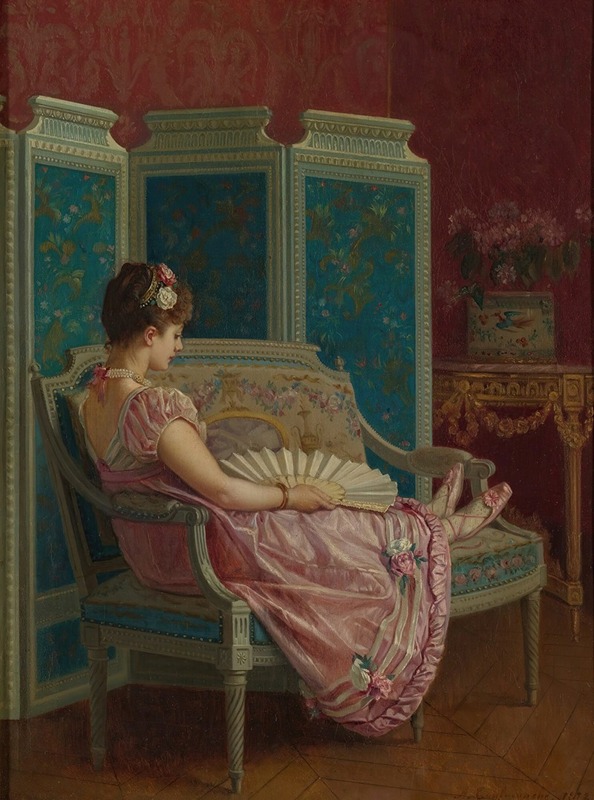 Auguste Toulmouche - Idle Thoughts