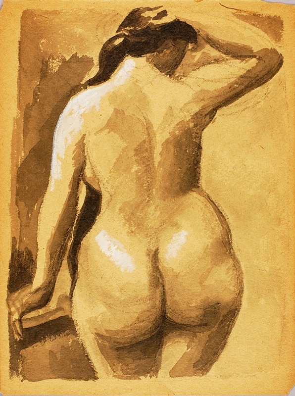 Carl Newman - Back View of Female Nude